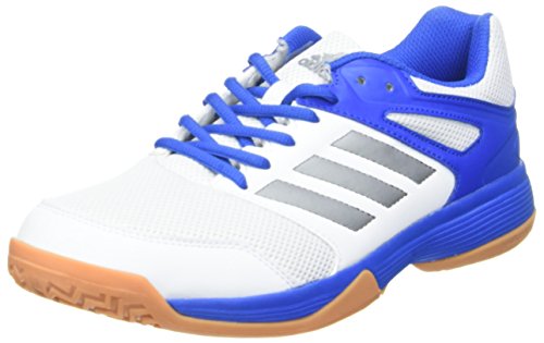 adidas Herren Speedcourt M Volleyballschuhe, weiß-blau