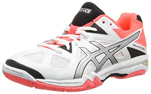 ASICS Damen Gel-Tactic Volleyballschuhe, weiß