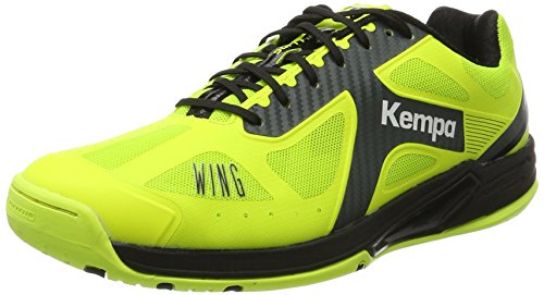 Kempa Unisex Wing Lite Caution Volleyballschuhe, gelb