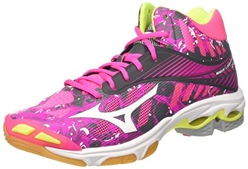 Mizuno Damen Wave Lightning Z4 Mid WOS Volleyballschuhe, pink