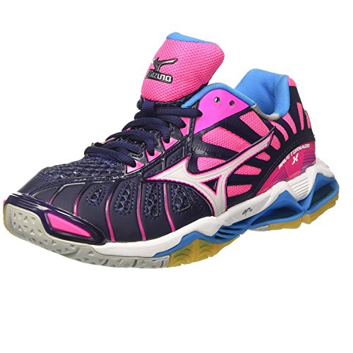 Mizuno Damen Volleyballschuhe Wave Tornado X pink